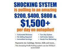 Automated System with Call Center Makes Money For You On Autopilot- $200, $400, $800, $1500 + Daily!